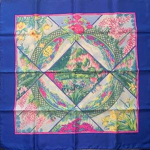 Hermès Silk Scarf Giverny Laurence Bourthoumieux